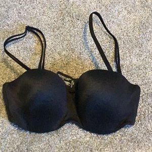 Victoria Secret ,multi way strapless Black Bra,34C